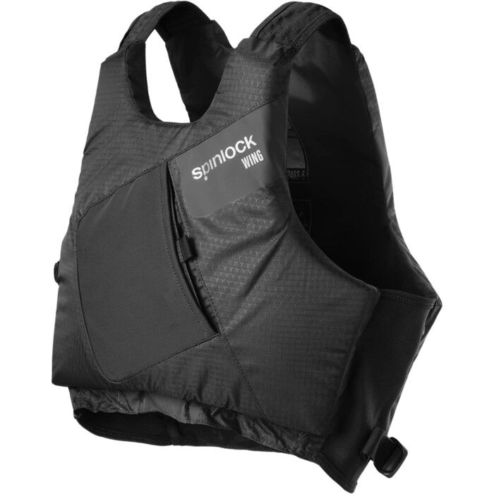 2024 Spinlock Wing Side Zip 50N Buoyancy Aid DWBASB - Black